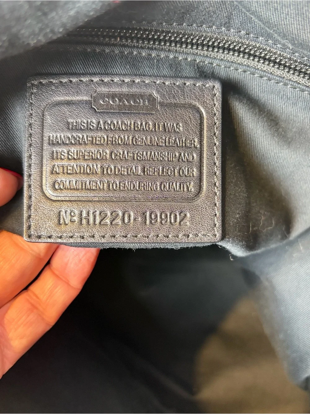Coach Legacy Leather Rory Satchel Navy Black Colorblock 19902